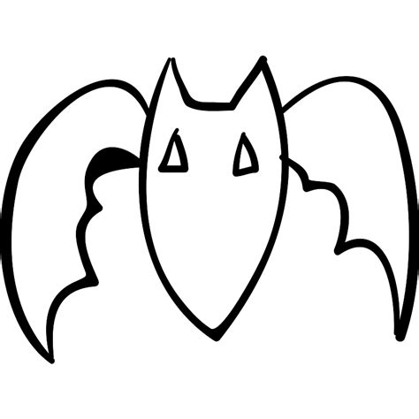 Bat Outline Vector SVG Icon (7) - SVG Repo Free SVG Icons