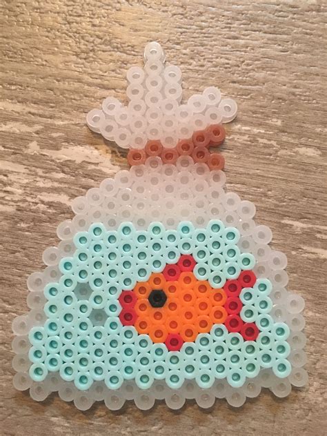 goldfish perler bead - Google Search | Diy perler bead crafts, Perler ...