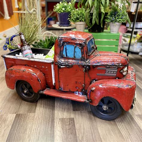 Metal Art Antique Truck - The Rock Pile Garden Center