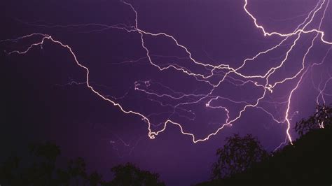 Wallpaper : night, nature, fish, lightning, natural light, thunder, Australia, purple sky ...