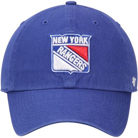 Men's New York Rangers '47 Blue Clean Up Adjustable Hat - Shop.NHL.com