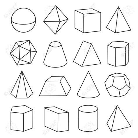 Figuras geométricas isométricas Foto de archivo - 89703440 Geometric Shape Tattoo, Geometric ...