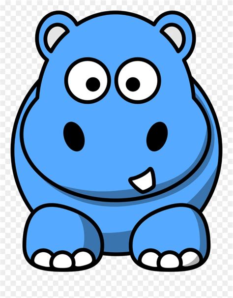 Clipart hippo blue hippo, Clipart hippo blue hippo Transparent FREE for download on ...