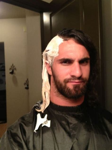 Seth bleaching his hair blonde lol | Wwe seth rollins, Seth freakin ...