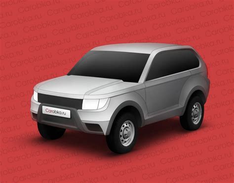 Rendering - Lada's 4X4 SUV (Renault Duster rival)