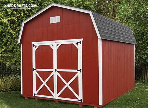 Index Of All Gambrel Barn-Style Shed Plans