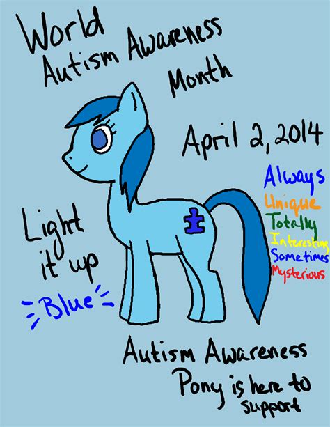 Autism Awareness Pony by NostalgicNerd94 on Newgrounds