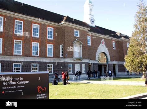 Middlesex University, Hendon Campus, North West London Stock Photo - Alamy