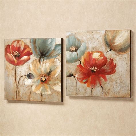 15 Inspirations Flower Wall Art Canvas