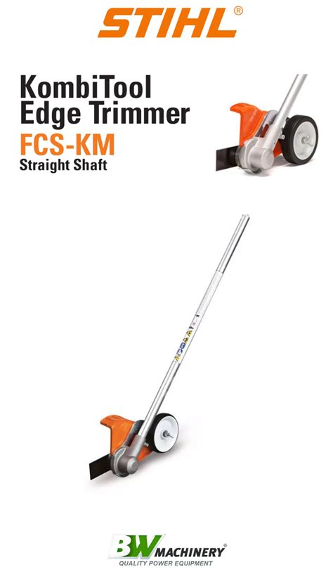 STIHL Edger Straight Shaft FCS-KM | B.W. Machinery