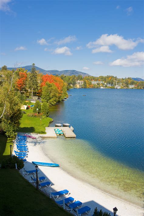 View from our third floor south wing | Lake placid hotels, Lakeside ...