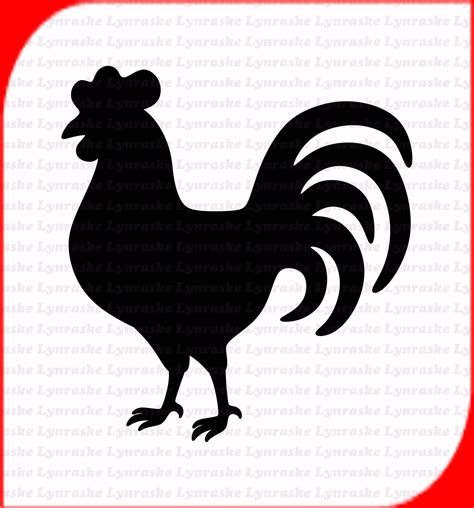 Rooster Silhouette SVG, Svg, Dxf, Cricut, Silhouette Cut File, Instant Download - Etsy