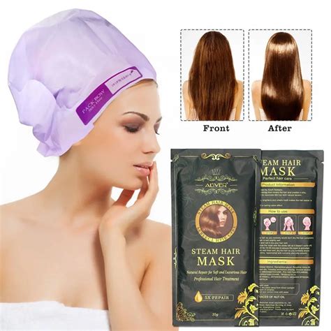 Aliexpress.com : Buy 1 Pcs Automatic Heating Steam Hair Mask Moisturizing Nourish Keratin Argan ...