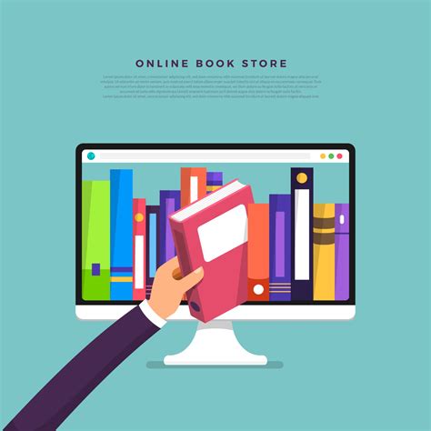 Online Book Store Vector Art, Icons, and Graphics for Free Download