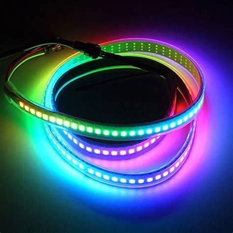 LED Pixel Strip light WS2812 WS2812B individually addressable Smart RGB ...