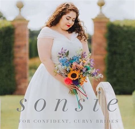 Our beautiful model wears Sonsie, plus size designer Flower Girl Dresses, Girls Dresses, Curvy ...