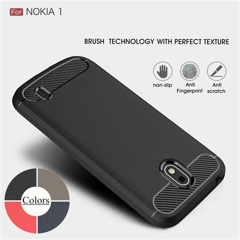 Case for Nokia 1 TPU Silicone Case Ultra thin Soft Cover Matte Feel ...