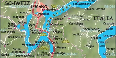 Map Of Lugano Italy - Time Zones Map