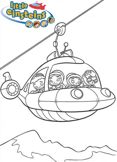 Little Einsteins Flying rocket Coloring Pages