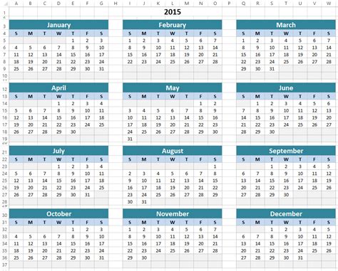 Free Excel Calendar Template 2024 Editable Chart - Aggie Arielle