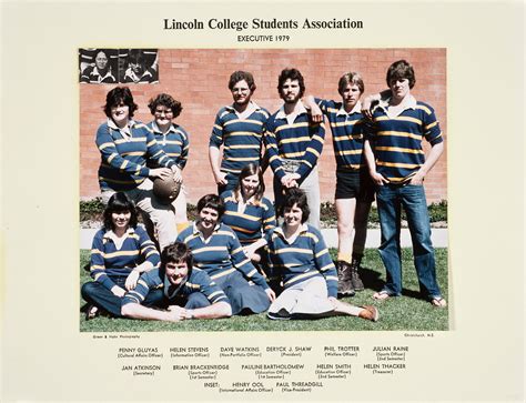 1979 Lincoln College Students' Association Executive | Lincoln University Living Heritage ...