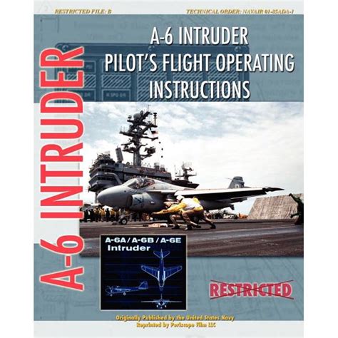 A-6 Intruder Pilot's Flight Operating Instructions - Walmart.com - Walmart.com