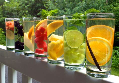 8 Healthy Flavored Water Recipes - FunHealthBlog