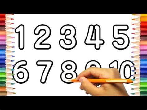 1234 for kids |123 Counting for babies | Write the Number 1-20 | Number songs | colour names ...