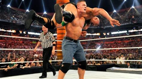 Wrestlemania 28 Results: The Rock vs. John Cena - WWE Photo (30896288 ...