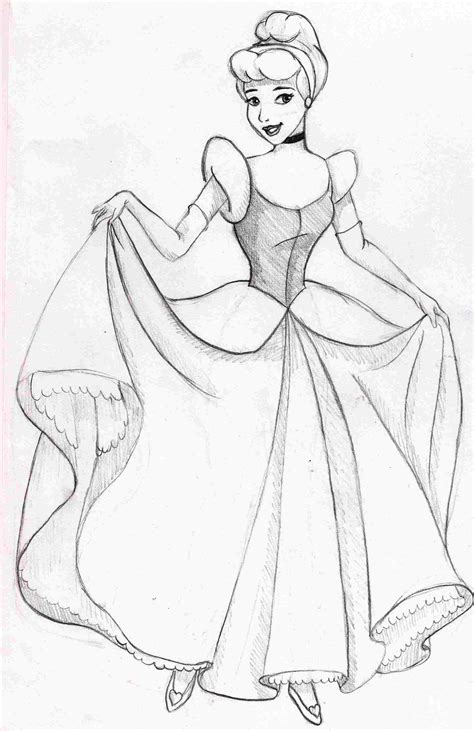 Cinderella Drawing at PaintingValley.com | Explore collection of Cinderella Drawing