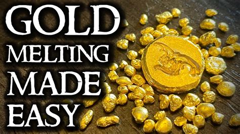 How to Melt Gold and Make Gold Coins (Rounds) At Home! - YouTube