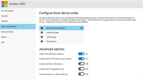 How to use Surface UEFI (2023)