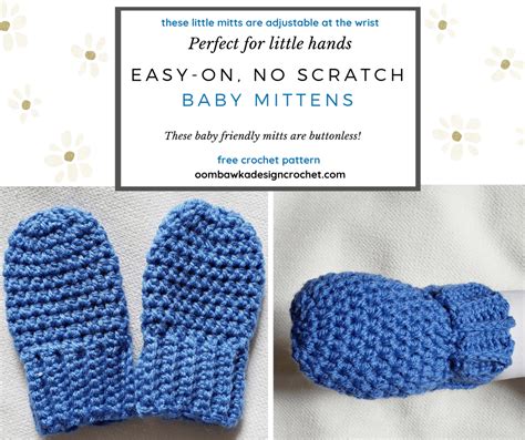 Crochet baby mittens – Artofit