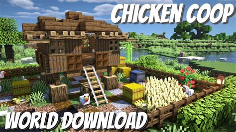 Minecraft Chicken Coop | How to Make a Chicken House in Minecraft ...