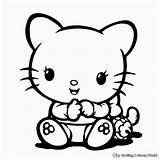 Baby Hello Kitty Coloring Pages  Free & Printable sketch template