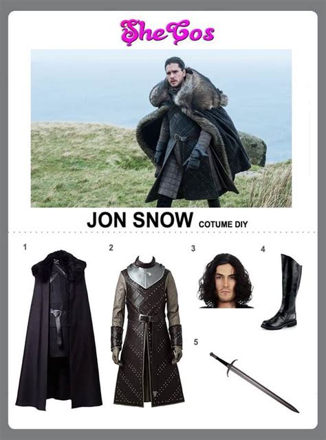 Get The Realistic Incredible Jon Snow Costume Guide | SheCos Blog