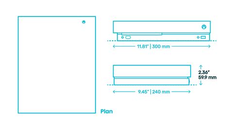 Xbox One X Dimensions & Drawings | Dimensions.Guide