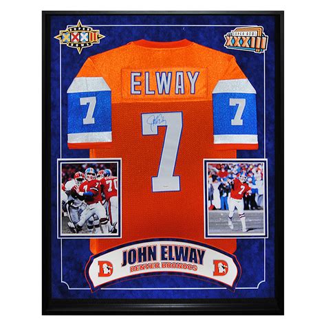 Signed + Framed Jersey // John Elway - The NFL Collection - Touch of Modern