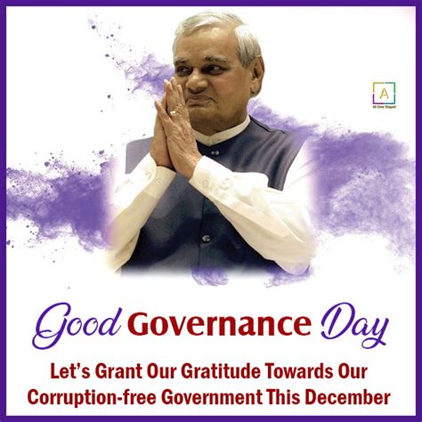 Good Governance Day Quotes, Atal Bihari Vajpayee Famous Lines