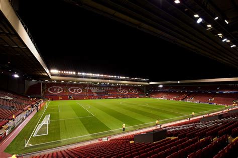 The calm before the storm. Anfield is quiet now, that will soon change ...