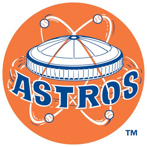 Houston Astros Primary Logo (1965) - Astrodome above Astros white ...