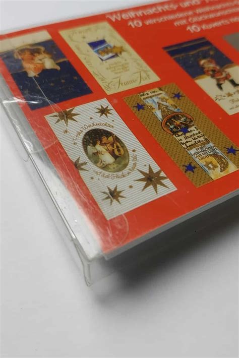 German Christmas Greeting Cards With Envelope