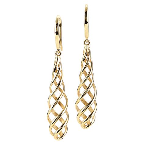 Tiffany & Co Paloma Picasso Collection Venezia Luce Drop Earrings 18K Yellow Gold | New York ...