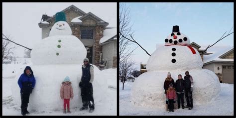 Buffalo man again builds giant snowman in front yard - Bring Me The News