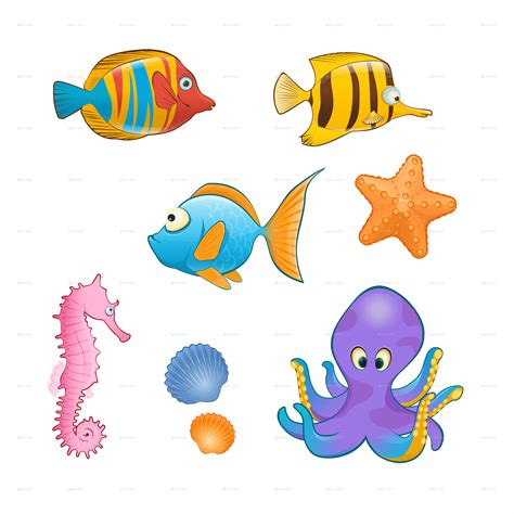 Transparent Background Sea Animals Clipart Png - Full Size Clipart ...