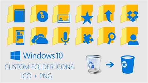 Windows 10 Custom Folder Icons by davidvkimball on DeviantArt