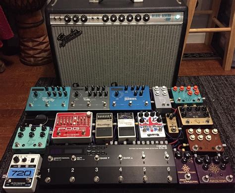 Guitar Pedalboard | Guitar pedals, Guitar pedal boards, Guitar fretboard