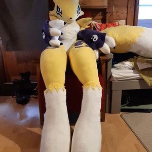 Renamon Custom Made Plush 79 - Etsy