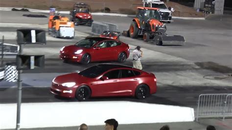 Tesla Model S Plaid Drags Tesla Model 3 Performance, the Difference Is ...