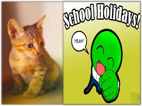 Happy school holidays